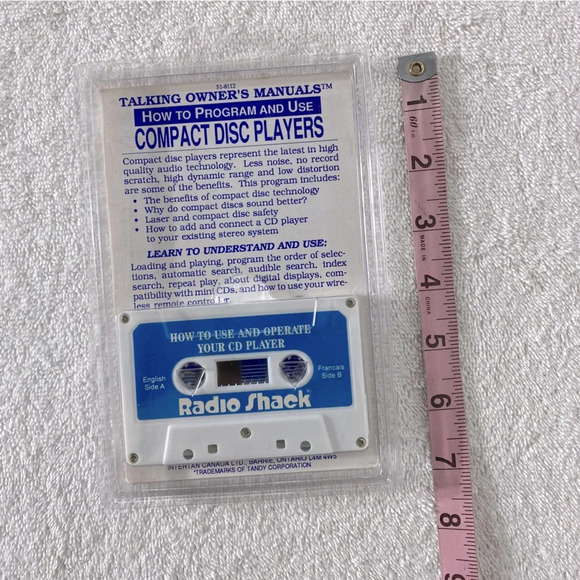 Vintage Talking Owner’s Manual How To Program And Use Compact Disc Players - Picture 5 of 6